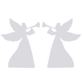 2pcs 36in PVC Angel Garden Angel Decoration White