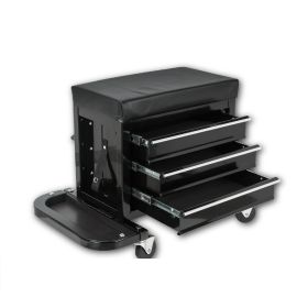 Drawer Type Repair Box, Garage Multi-functional Combination Repair Box (Color: Black)